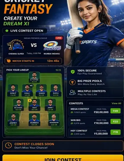 Afunbetnow (afunbetnow) fantasy cricket & matchday visual 3